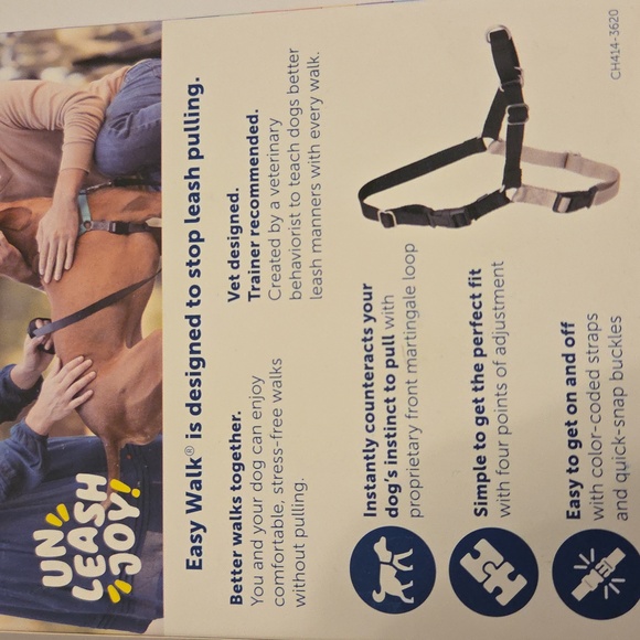 PetSafe Easy Walk Classic No Pull Harness Size Large 65-95 Lbs NEW - Picture 11 of 12
